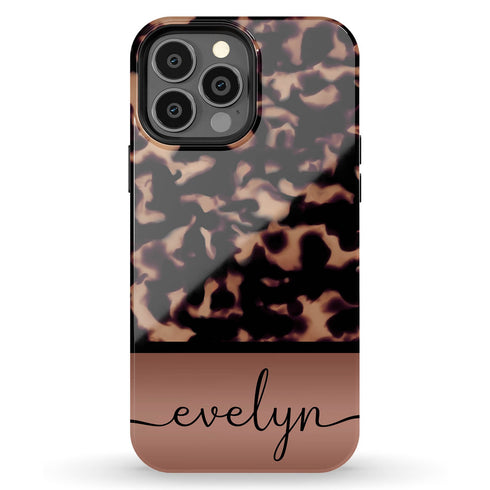 Gradient Color Custom Tortoiseshell iPhone Case