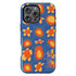 Personalized Retro Warp Floral Groovy iPhone Case
