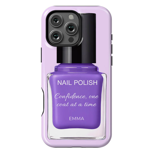 Personalized Glossy Nail Polish iPhone Case
