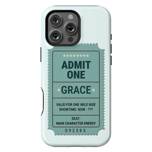 Personalized Admit One Ticket Chaos Pass iPhone Case