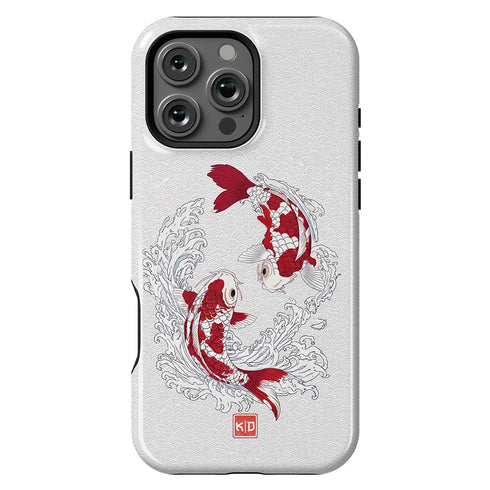 Personalized Yin Yang Koi Harmony iPhone Case