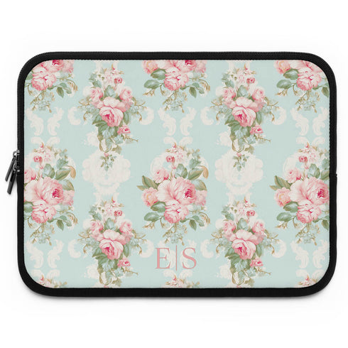 Personalized Shabby Chic Rococo Laptop Sleeve