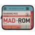 Personalized Boarding Pass Laptop Sleeve