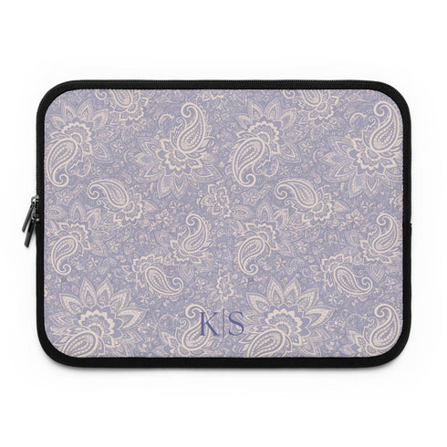 Personalized Resort Paisley Laptop Sleeve
