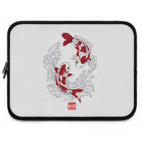 Personalized Koi Harmony Laptop Sleeve