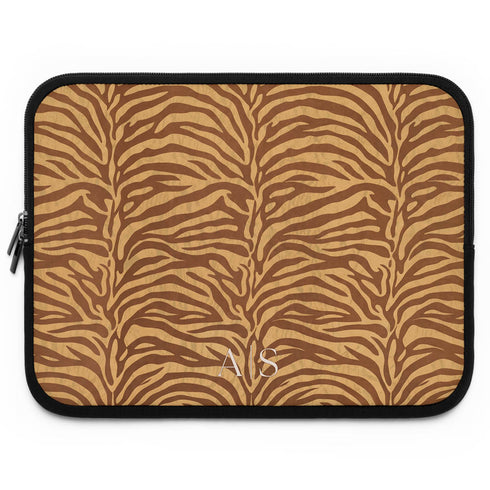 Personalized Urban Zebra Laptop Sleeve