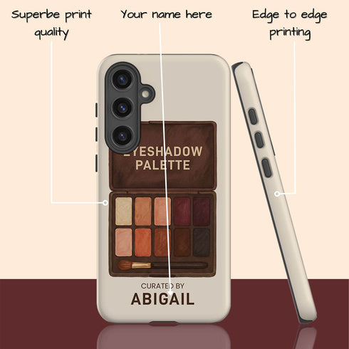 Personalized Glamour Eyeshadow Makeup Palette Galaxy Case