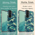 Custom Initials Tropical Turquoise Ocean Waves Galaxy Case
