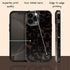Custom Initials Dark Tortoiseshell iPhone Case - Edge