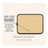 Personalized Coastal Stripes Laptop Sleeve