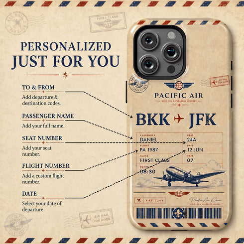 Personalized Artistic Air iPhone Case