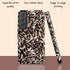 Custom Monogram Initials Fierce Leopard Galaxy Case