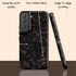 Dark Tortoiseshell Custom Initials Galaxy Case - Vertical