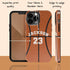 Sports Basketball Player & Number iPhone Case