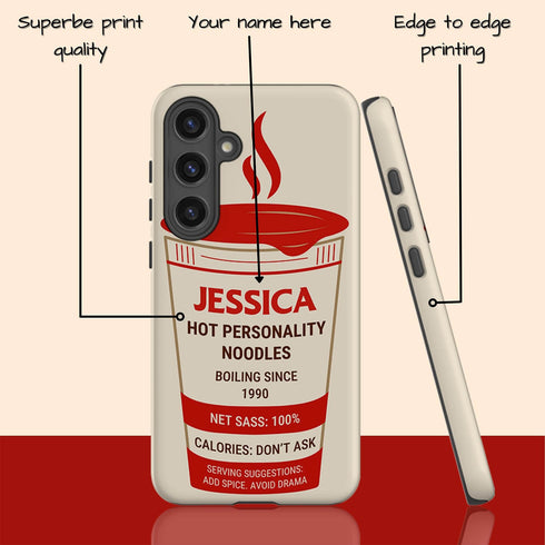 Personalized Funny Instant Noodles Cup Galaxy Case