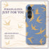 Personalized Golden Swallows Galaxy Case