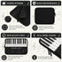 Personalized Piano Keys Laptop Sleeve