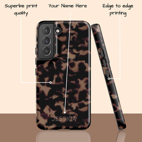 Custom Dark Edition Tortoiseshell Galaxy Case