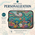 Personalized Ocean Flow Laptop Sleeve