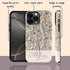 Custom Name Wildflower Meadows Cottagecore iPhone Case