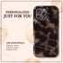 Personalized Smoky Tortoise Vertical Initials iPhone Case
