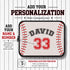 Personalized Baseball Laptop Sleeve