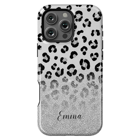 Personalized Leopard Glow iPhone Case