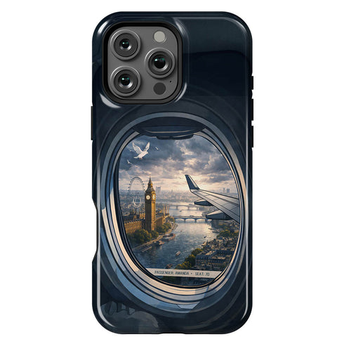 Personalized Iconic Window Seat iPhone Case