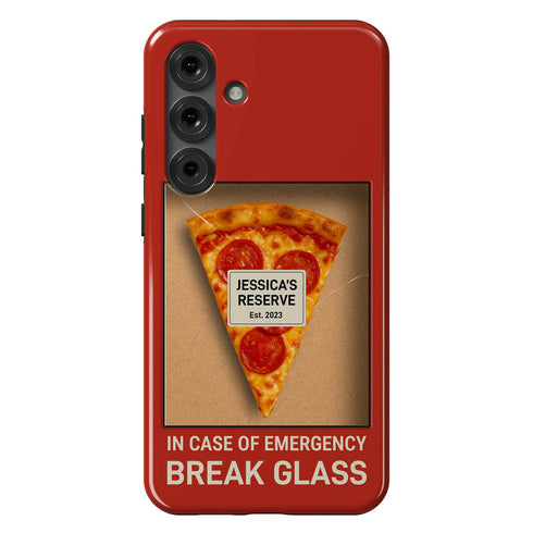 Personalized In Case of Emergency Break Glass Galaxy Case