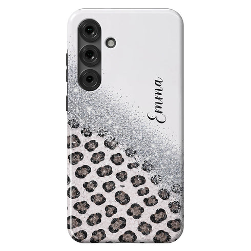 Personalized Leopard Glam Galaxy Case