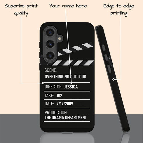 Personalized Movie Directors Clapperboard Galaxy Case
