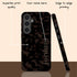 Custom Name Dark Tortoiseshell Serif Galaxy Case