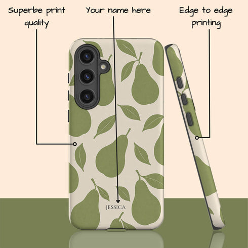 Personalized Pear Grove Galaxy Case