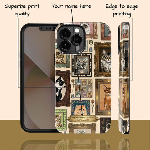 Personalized Cat Gallery iPhone Case