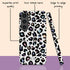 Custom Initials Candy Leopard Galaxy Case