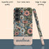 Custom Name Botanical Wildflowers Meadows Galaxy Case