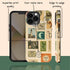 Personalized Vintage Postal Collage iPhone Case