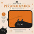 Personalized Cat Mood Laptop Sleeve