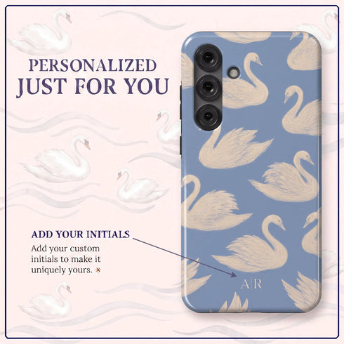 Personalized Swan Lake Galaxy Case