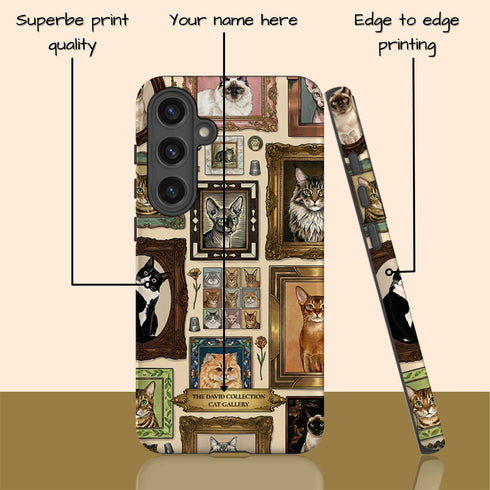 Personalized Cat Gallery Galaxy Case