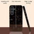 Custom Wood Name Dark Tortoiseshell Galaxy Case