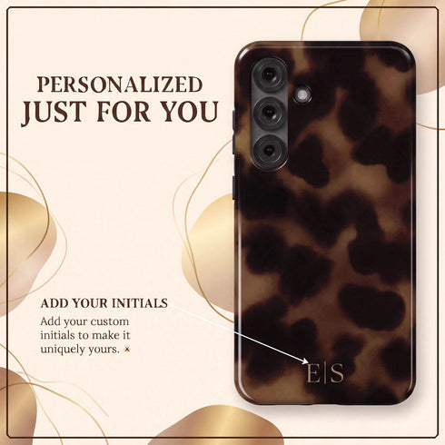 Personalized Amber Tortoise Galaxy Case