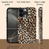 Custom Initials Lush Leopard iPhone Case