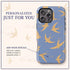 Personalized Golden Swallows iPhone Case