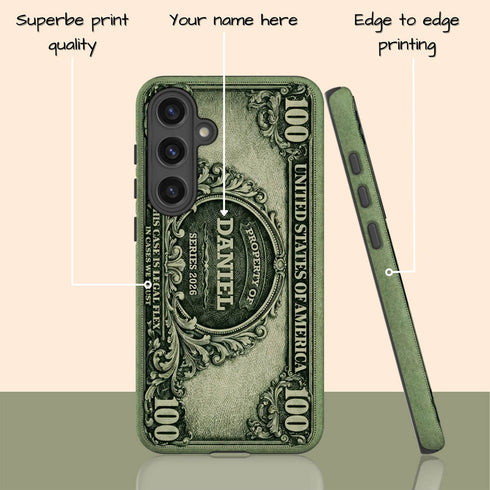 Personalized Classic 100 Dollar Note Galaxy Case