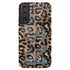 Wild Metallic Leopard 3D Initials Galaxy Case