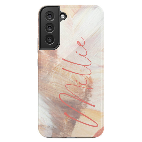 Acrylic Paint Custom Signature Personalized Name Galaxy Case