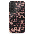 3D Custom Initials Dark Tort Galaxy Case - Centered