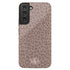Nude Leopard Custom Monogram Galaxy Case