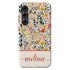 Custom Name Boho Chic Paradise Floral Galaxy Case